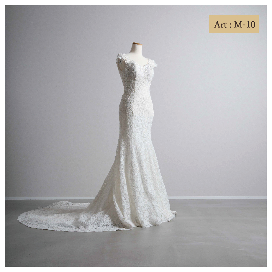 Aライン・スレンダーライン・マーメイドラインなどドレスの特徴や  